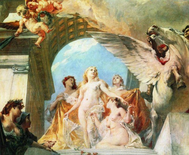 Сочинение по картине: Семирадский - "Эскиз плафона (панно)"